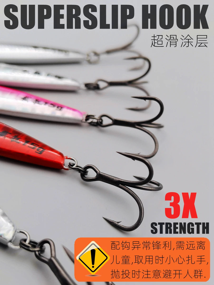 Mr JigginG Fast Sinking Metal Jig Lure 10/15/20/30/40g Saltwater Shore Casting Fishing Sea Bass Metal Jig Artificial Bait Tackle