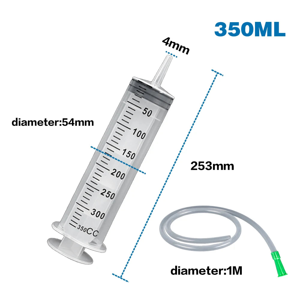 1Set Car Oil Pump Large Capacity Extractor Syringe with Scale for Automobile Truck Oil Exchange Cars Tools Mechanical Workshop