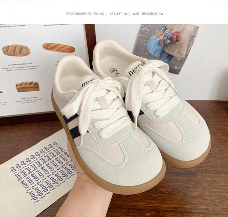 Women's Shoes Autumn New Fashion Trend Casual Shoes Wide Toe Soft Comfortable Flat Shoes Outdoor Casual Sports Shoes