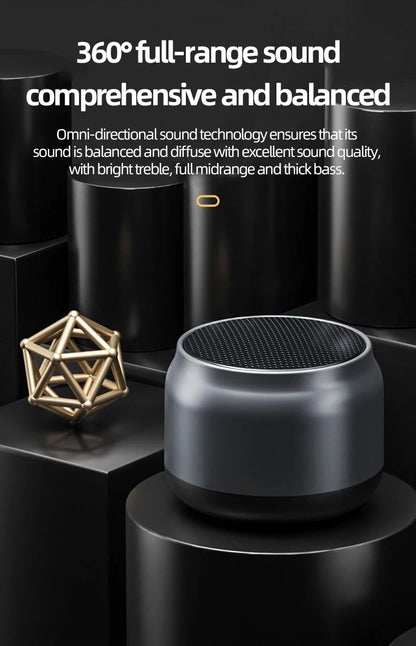 Wireless Bluetooth Speaker Portable Mini Outdoor Wireless Speakers Music Surround Loudspeaker HD Voice Shocking Bass