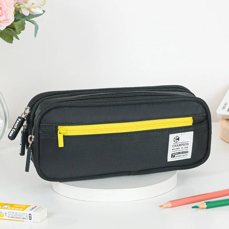 Large Capacity Pencil Case Pen Bag Pen Box Pencil Cases Storage Student School Office Supplies Stationery Gift