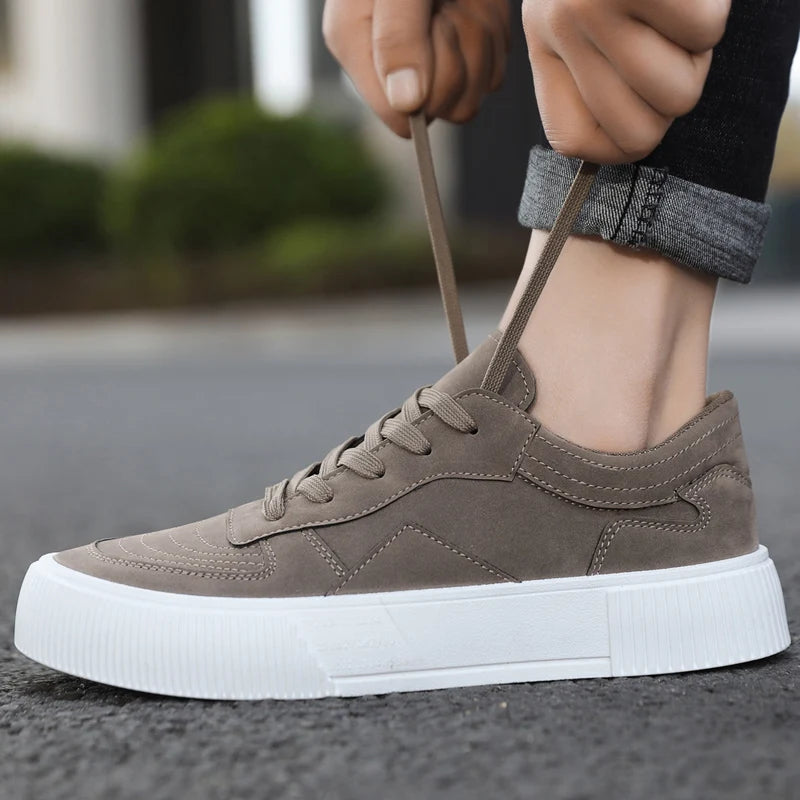 Men's Sneakers Fashion Flat Shoes for Man High Quality Casual Shoes for Men Classical Cosy Comfortable Wear-resistant Pure Color