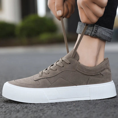 Men's Sneakers Fashion Flat Shoes for Man High Quality Casual Shoes for Men Classical Cosy Comfortable Wear-resistant Pure Color