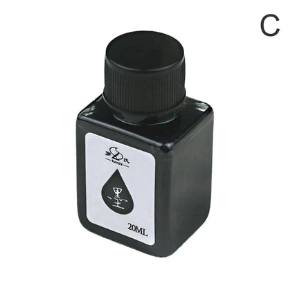 Pure Black Colorful Fountain Pen Ink Universal Refill Ink Stationery Office School Supplies Pens Pencils Writing Supplies