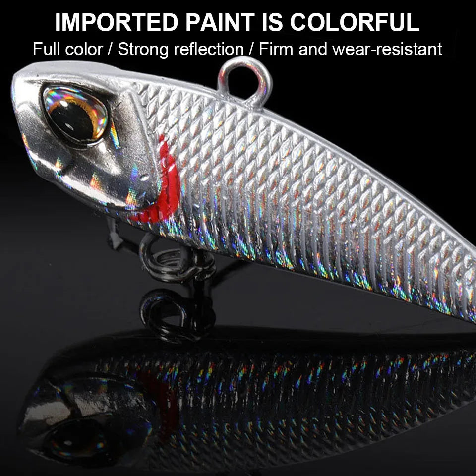 WALK FISH 7g 11g 15g 21g Spinner Bait Metal VIB Fishing Lure Rotating Tail Vibration Sequins Japan Wobbler Trolling Bait Pesca