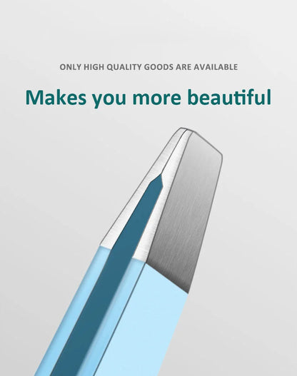 Eyebrow Tweezer Colorful Hair Beauty Fine Hairs Puller Stainless Steel Slanted Eye Brow Clips Removal Makeup Tools