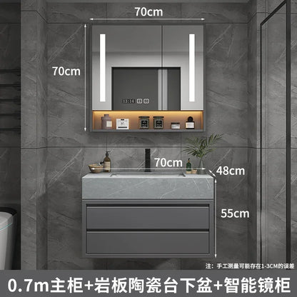 Bathroom Accesories Cabinet Wall Home Accessories Set Luxury Full Furniture Shelfs Sink Cabinet Modern Hovedskapet Bathroom Home
