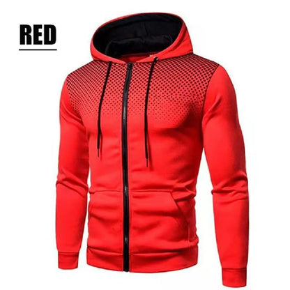 Autumn and Winter Casual Jacket for Men All Elite Wrestling Zipper Hoodie with Pocket Printing Sweater Sportwear