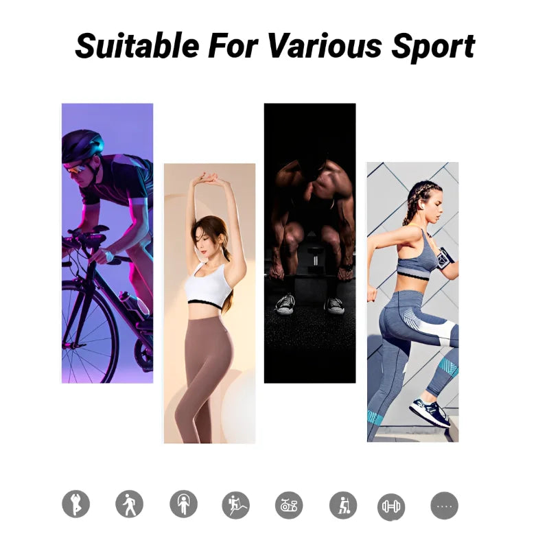 Heart Rate Monitor Replacement Strap Compatible With Polar Coospo Wahoo Tick Garmin Magene Sensor Band Belt Elastic Chest Bands