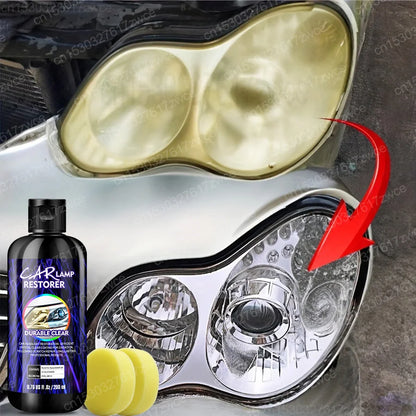 Car Headlight Restoration Polishing Headlamp Scratch Remover Repair Cleaning Paste Remove Oxidation Headlight Polish Liquid