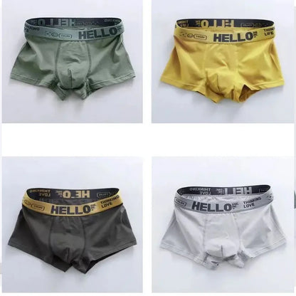 10Pcs/Men's Underwear  Underwear High Stretch Boxer Shorts Breathable Soft Men's Shorts Comfortable Size L-4XL