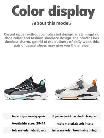 Sneakers for Men Fashion Outsole Male Casual Sport Shoes Man Running Flats Shoes Tenis De Mujer Zapatillas Sapato Masculino