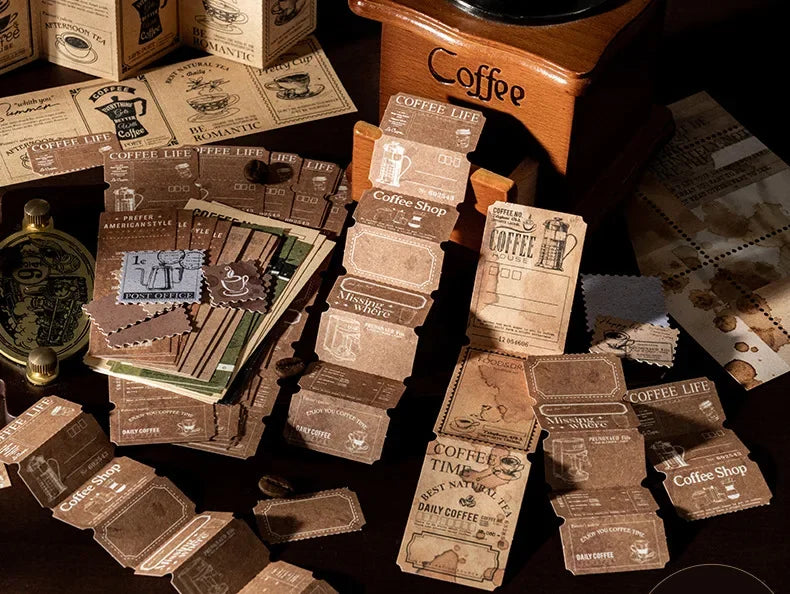 125piece Coffee Business Guide Writing Notebooks Coffee Handbook Decoration Notebooks Handbook School Large Portion