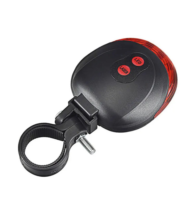 Bicycle Rear Light Red Tail Light LED Night Safety Warning Light Cycling Taillight Easy to Install Lantern for Bike Accessories