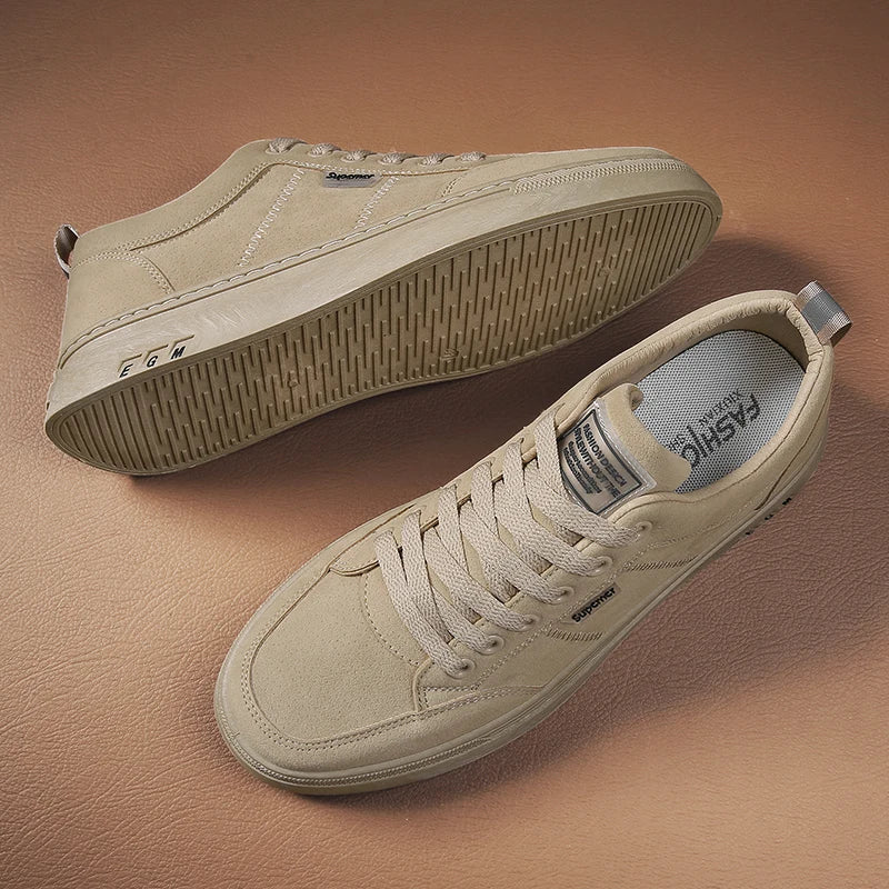 Men's Shoes 2025 New Spring Work Safety Shoes, Anti-slip, Wear-resistant, Versatile Casual Sports Work Shoes, Men's Board Shoes