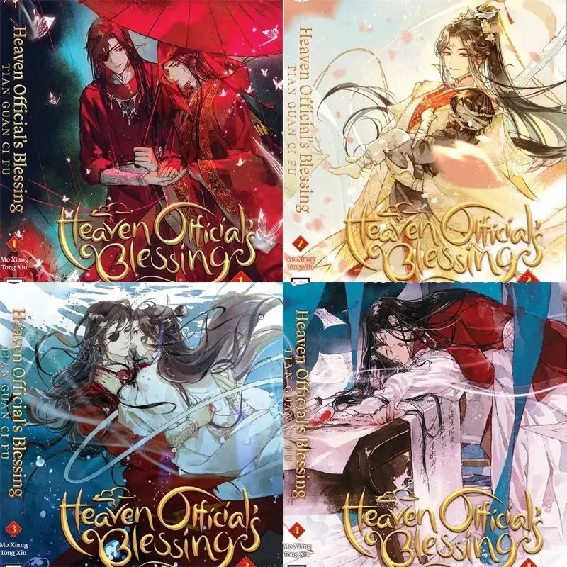 1-4 / 1-6 / 1-7 Volume Tian Guan Ci Fu Genuine English Novel Heaven Official Blessing Mo Xiang Tong Xiu Novel Comic
