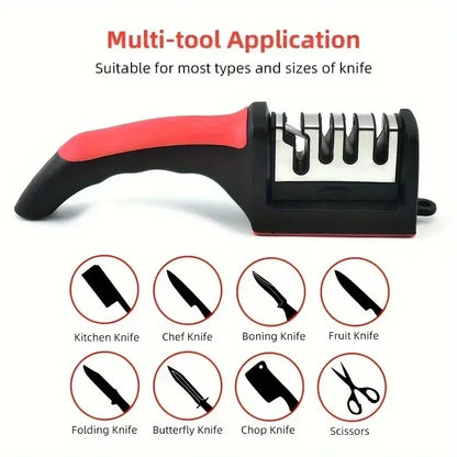 Kitchen Sharpener, Home Kitchen Knife, Quick Sharpening, Sharpening Stone, Multi functional Portable Tool