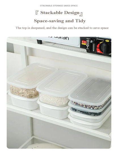 Kitchen Food Sealed Crisper Containers Fresh Fruit Vegetables Steak Meat Storage Box Refrigerator Organizer Accessories