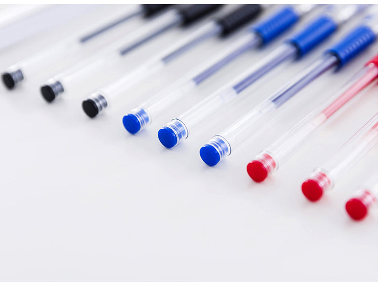 Gel pens Set Black Blue Red Refill Gel Pen Bullet Tip 0.5mm School & office Supplies Stationery kawaii accessories stationery