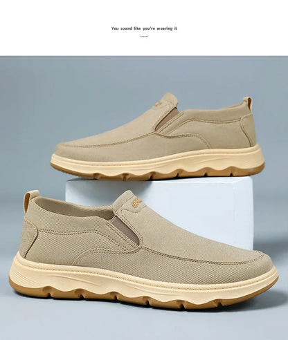 Shoes for men, 2024 autumn new single shoes, British style bean shoes, dad shoes, one foot casual shoes