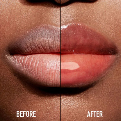 Water-gloss lip oil, honey-colored lip oil, moisturizing and hydrating lip gloss, reducing lip lines, water-gloss lip makeup