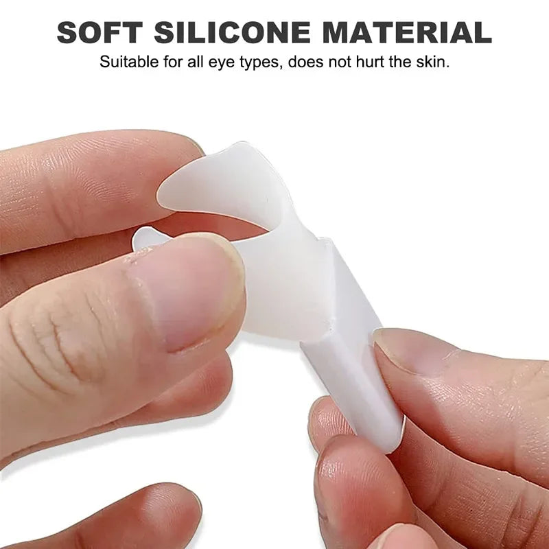 Wholesale  Multi-functional Eyeliner Stencil Wing Tips Silicone Eyeliner Aid Drawing Lipstick Wearing Aid Reusable Makeup Tools