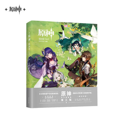 [Genuine] Genshin Impact artbook Illustrated Album Vol 3 Commemorating Original Album Works Collection Comic Cartoon RolesBook