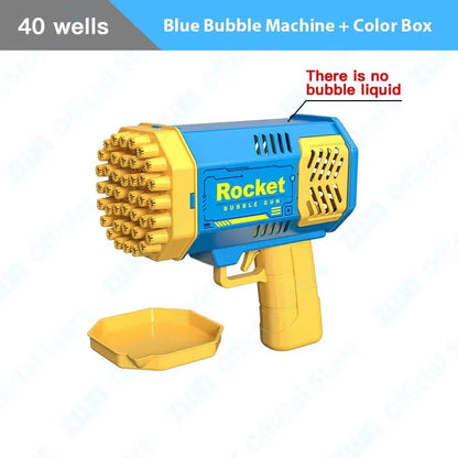 Children Bubble Gun Toy Astronaut Fully Automatic Bubble Machine Bubbles Gun Outdoor Game Fantasy Toy for Boys Girls Gifts