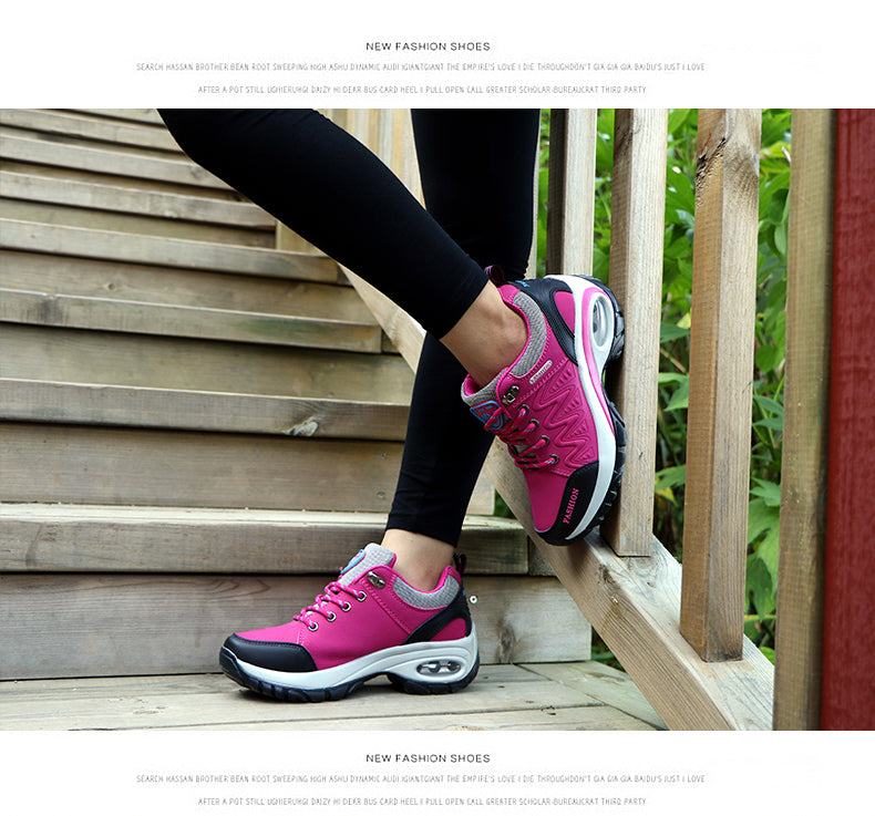 أحذية نسائية 2023 أحذية رياضية كاجوال ذات نعل سميك من تصميم علامة تجارية فاخرة أحذية نسائية للمشي بكعب سميك أحذية رياضية نسائية للمشي لمسافات طويلة