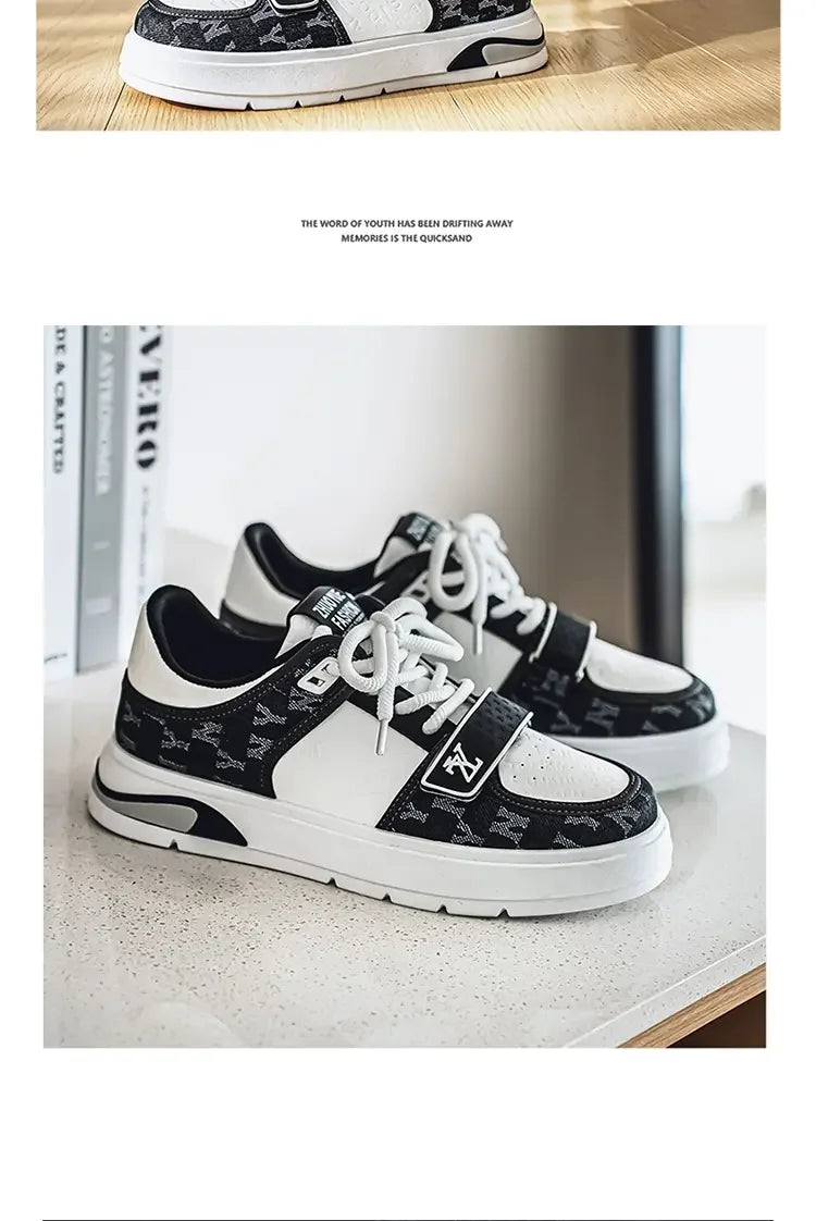 Men's Shoes Autumn Casual Shoes Soft Soled Sports Shoes New Trend Help Breathable Non-slip Board Shoes Fashion Shoes Board Shoes