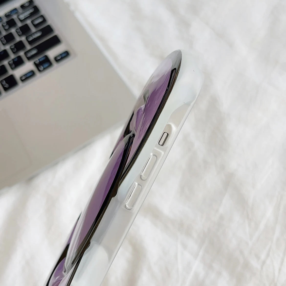 Solid black edge New Bow Phone Case Protective Cover Shell  For iPhone16 15 14 13 12 11 Pro Max Mini Plus