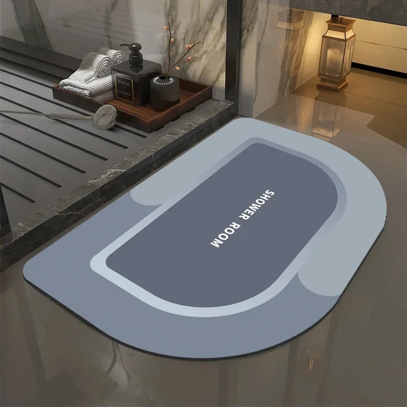 Bathroom Rug, Non - slip Entrance Doormat, Instant Drying Mat, Super Absorbent, Nappa Skin Floor Mat, Toilet Carpet, Home Decor