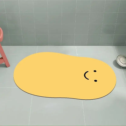 Bathroom door absorbent floor mat foot mat household toilet toilet soft diatom mud toilet quick drying non-slip mat