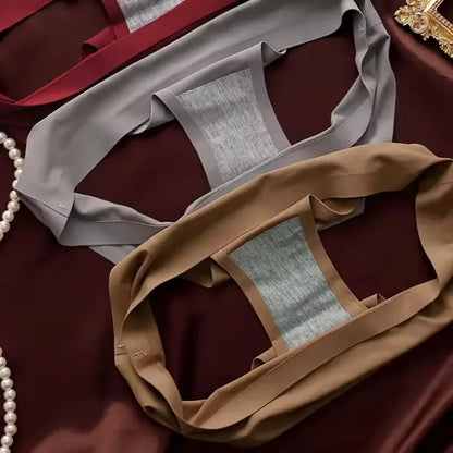 New 4PCS/Set Seamless Panties Women Sexy Underwear Ice Silk Underpants Low Waist G-string Female Soft Solid Ultra-thin Briefs