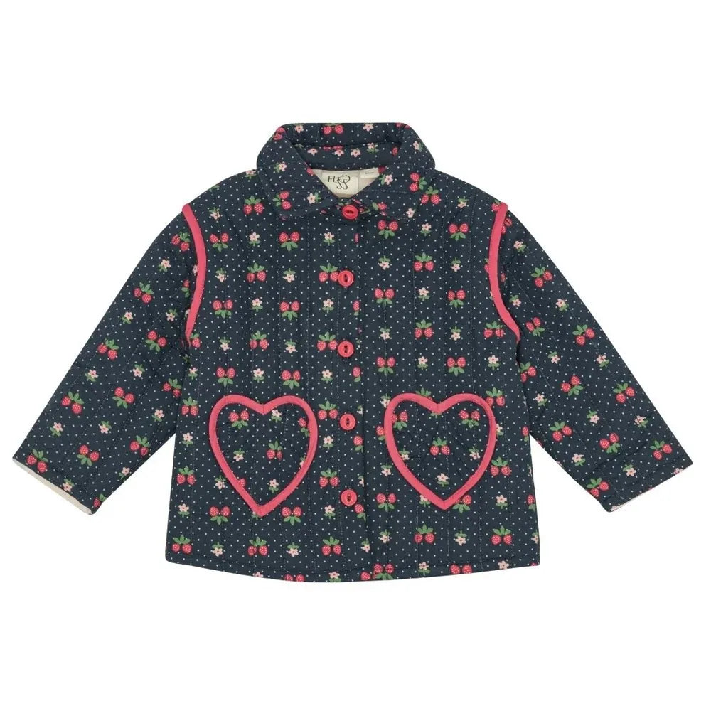 Kids Girls Clothes 25AW New Toddler FL Cute Bow Strawberry Printed Dresses Denim Vest Dress Jeans Children Clothing