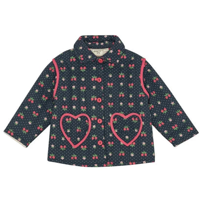 Kids Girls Clothes 25AW New Toddler FL Cute Bow Strawberry Printed Dresses Denim Vest Dress Jeans Children Clothing