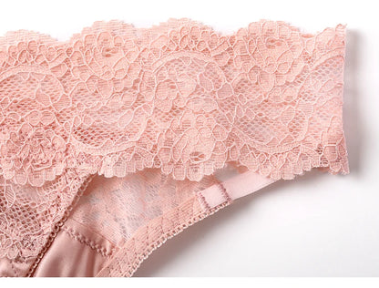 CINOON Women Sexy Lace Panties Low-waist Underwear Female G String Breathable Hollow out Lingerie Comfortable Intimates