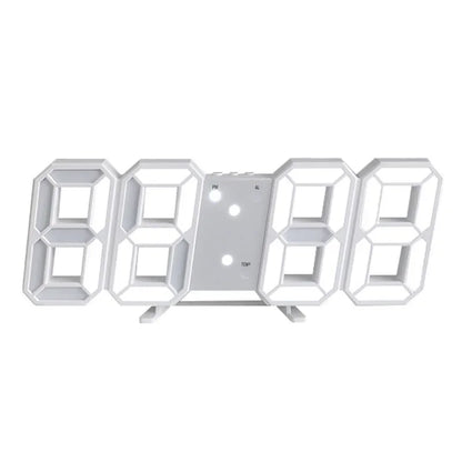 3D Mini Clock LED Digital Wall Clock Desk Clock Electronic Alarm Clock Living Room Wall Clock DIY Kitchen Timer Cute Timer