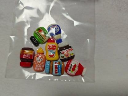 Resin accessories wholesale DIY accessories handmade materials shoe buckles water cup stickers cream glue stickers hair accessor