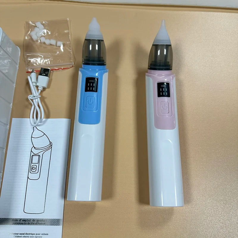 2024 New Pattern Baby Electric Nasal Aspirator Charging Version Newborn Baby Nasal Aspirator Suck Out Prevent Nasal Congestion