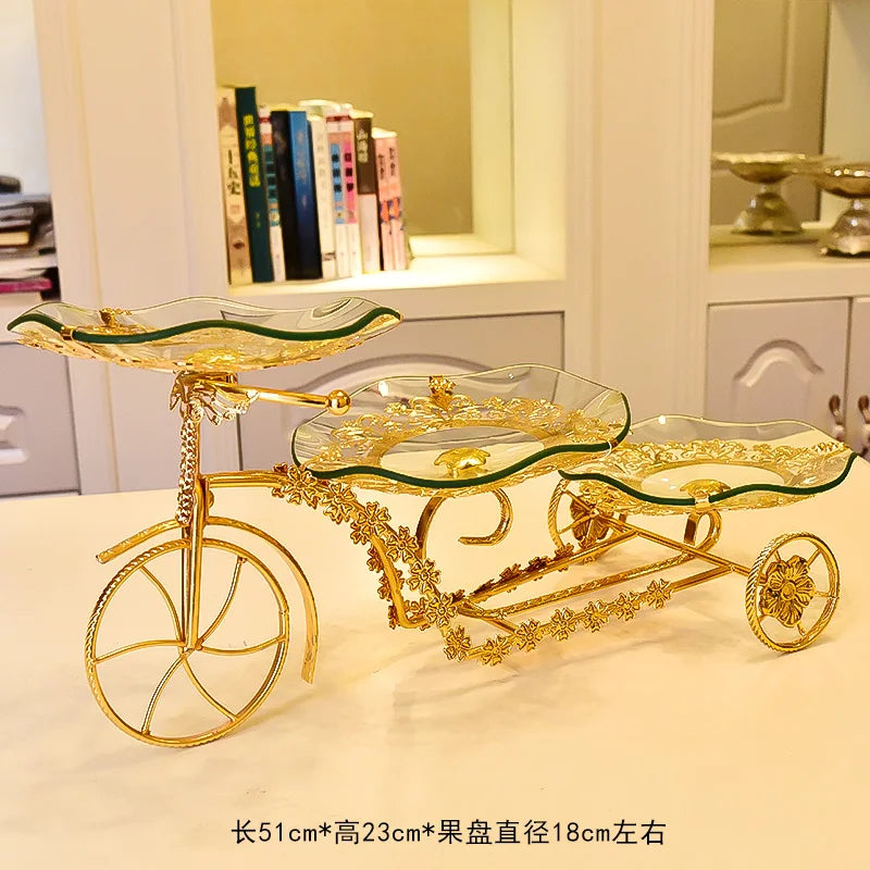 Kitchen Unique Plates Organizer Elegant Multifunctional Advanced Plates Pretty Luxury Charolas Decorativas Room Decoration