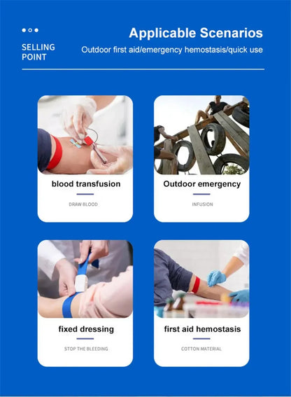 Medical Tourniquet First-Aid Turnstile Buckle Outdoor Camping Survival Gear Emergency Carabiner Tourniquet Nursing Rescue Tools