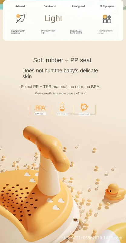 Children's Shower Seat Portable Shower Stand for Newborns and Young Children Children's Growth Accessories