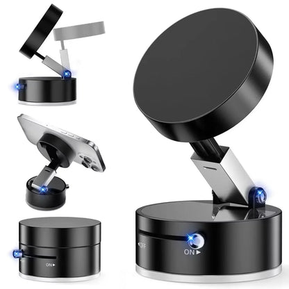 Super Magnetic Phone Holder Foldable Car Phone Holder Dashboard Phone Holder 360 Degree Rotating Vacuum Suction Cup GPS Holder