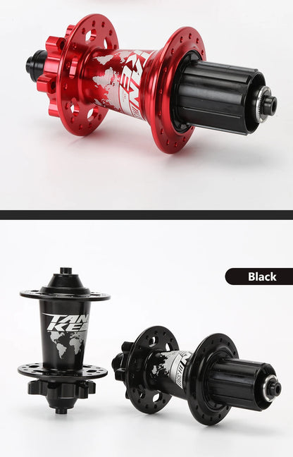 TANKE 120 Click Hub 6 Bearing MTB Mountain Bike Hub Front Rear 28 32 36 Holes QR Thru-axle Exchange Disc Brake Bicycle Hubs HG