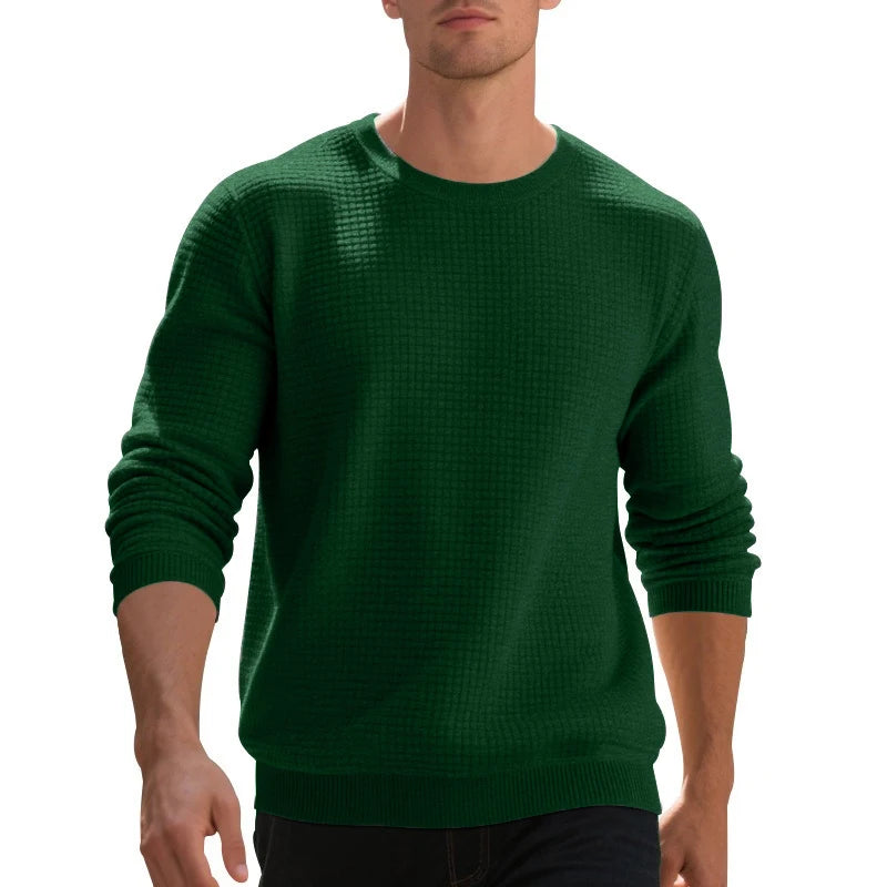 Animal Game Men's Crew Neck Sweatshirts Solid Color Large Pullover Outerwear Outdoor Jogging Tops Casual Streetwear Basic Top