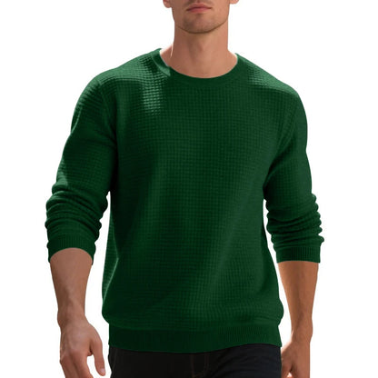 Animal Game Men's Crew Neck Sweatshirts Solid Color Large Pullover Outerwear Outdoor Jogging Tops Casual Streetwear Basic Top