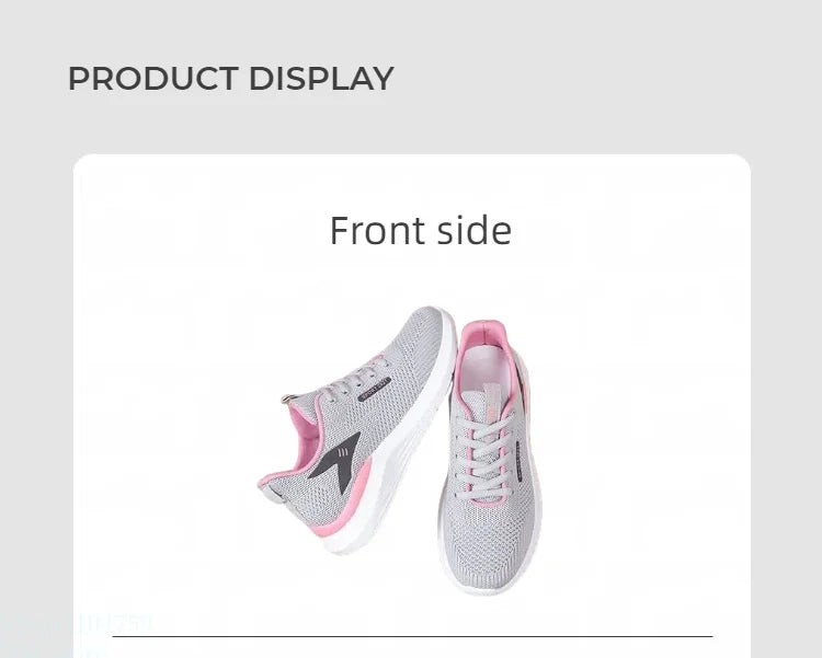 تتميز أحذية المشي النسائية بنعل ناعم ومقاوم للانزلاق مما يجعلها مثالية للعدائين الأنيقين. قابلة للتنفس ومريحة