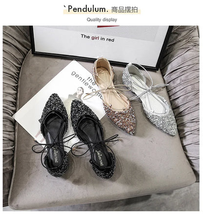 أحذية نسائية فاخرة أنيقة مريحة من تصميم 2022، أحذية نسائية أنيقة للبالغين، أحذية زفاف مثيرة برباط متقاطع