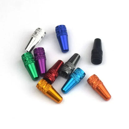 4PCS Aluminum Alloy Bike Tire Valve Caps FV/Presta Valve Covers for Road MTB Track Racing Bikes Durable Cycling Accessories